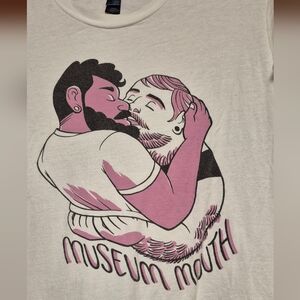 Museum Mouth Graphic T-Shirt - White